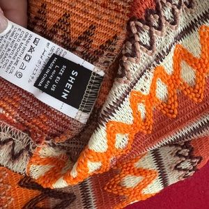 Multi color striped off shoulder crop top